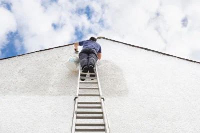 Peinture extérieure à la Couture-Boussey — façades et ravalement